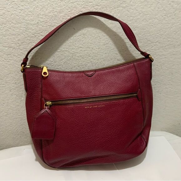 MARC by  MARC JACOBS 'Gotham' Pebbled Leather Hobo Bag - Picture 1 of 13
